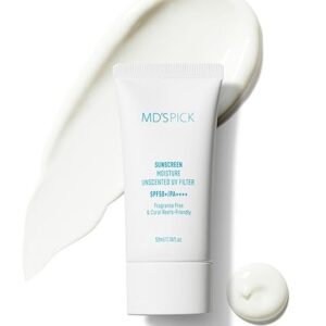 MD'S PICK Moisture Unscented UV Filter Sunscreen SPF50+/PA++++ 50ml